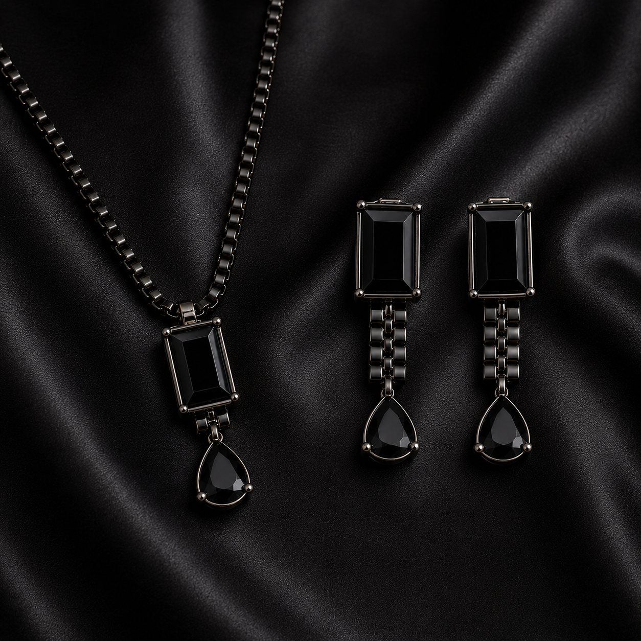 Midnight Noir Jewelry Set