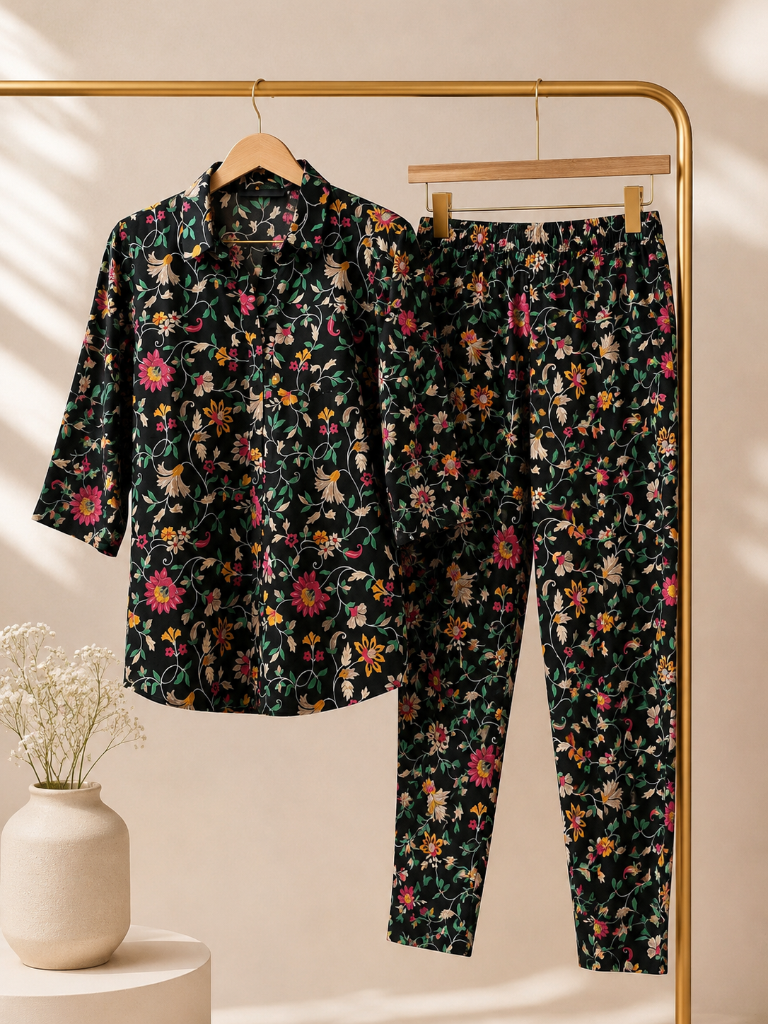 Elegant Floral Printed Co-Ord Set